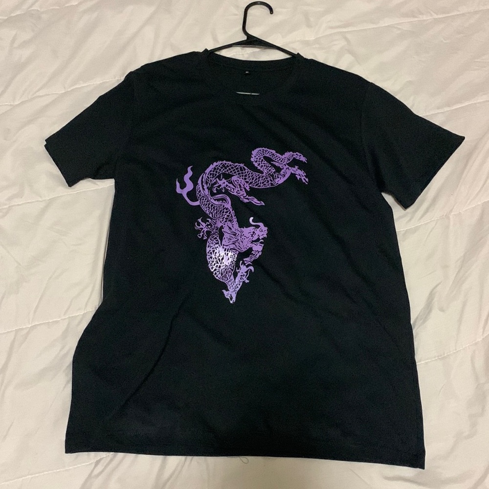 Purple dragon tee